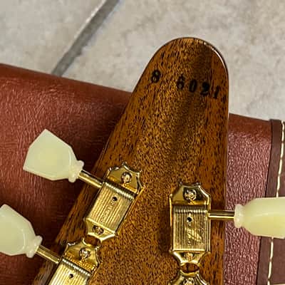 2026 Gibson Custom Shop 1958 Flying V Mahogany Antique Natural VOS image 10