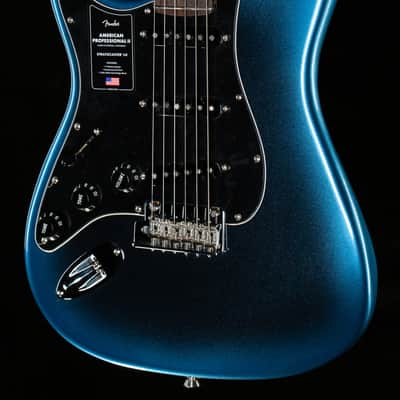 Fender American Professional II Stratocaster Left-Hand Rosewood Fingerboard Dark Night (843) image 1