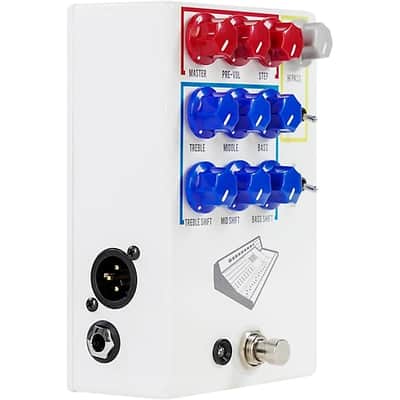 JHS Pedals  Colour Box V2 Preamp Pedal 2024 - White image 2