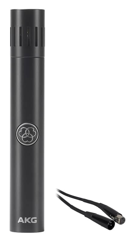AKG C151 Bundle: Small Diaphragm Cardioid Condenser Microphone with RCXFM20E-B 20 Ft XLR Cable 100% Copper 90% Shielding for Studio Recording Podcast Streaming, 2 Items image 1