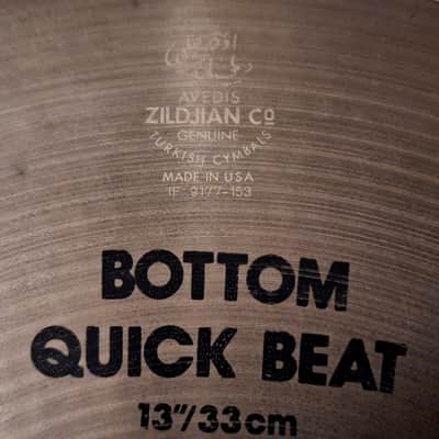 Zildjian Avedis Quick Beat Hi-Hat 13" 950g/1144g 1996-1997 - Traditional image 3