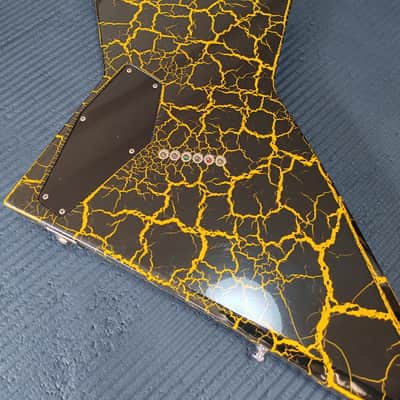 2007 ESP EX Explorer Yellow Crackle Custom Order - ESP Takada Factory / ESP Custom Shop - JAPAN MIJ image 17
