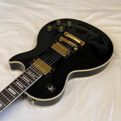 Vintage 2005 Epiphone (Gibson) Les Paul Custom - Ebony (Black Beauty) - Made in Korea (MIK) - Free Pro Setup image 6