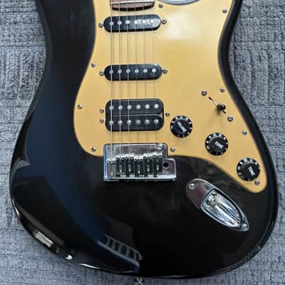 Fender American Deluxe Fat Stratocaster HSS with Rosewood Fretboard 2008 - Montego Black image 3