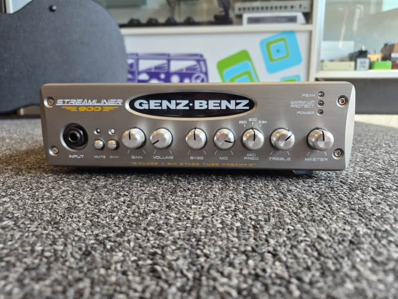 Genz Benz Streamliner 900 STM-900 Hybrid Tube Bass Amp Head image 1
