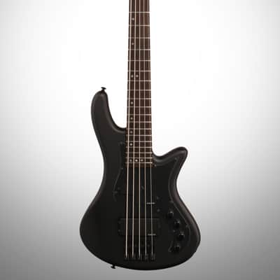 Schecter Stiletto Stealth-5 Electric Bass, 5-String, Satin Black image 2