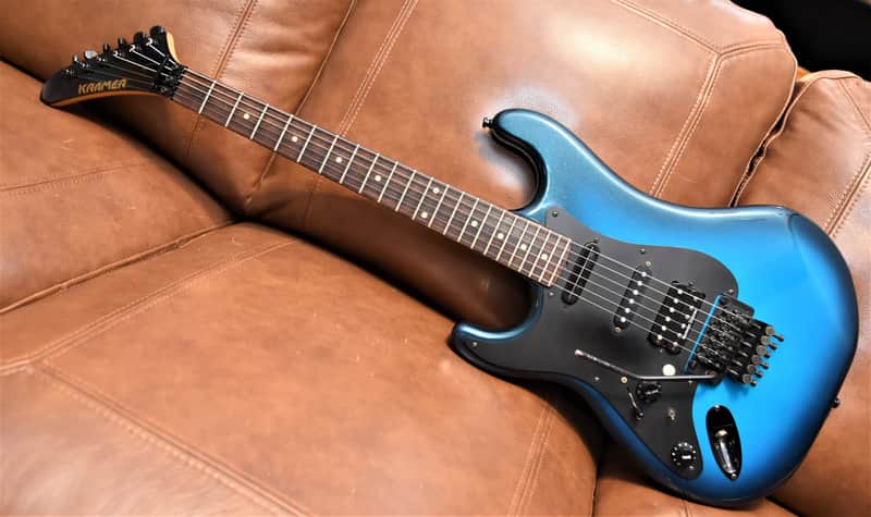 Kramer Pacer Deluxe Custom Lefty 1983 - Metallic Blueburst image 1