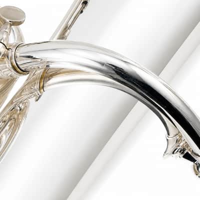 Jupiter JEP-470S Intermediate Bb Euphonium in Silver Plate SN D01052 image 16