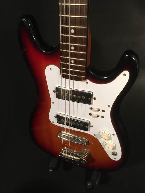 Late 1960’s vintage Satellite 65-T electric guitar, Made in Japan, good player image 1
