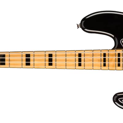 Squier Classic Vibe '70s Jazz Bass Lefty LH Maple FB Black image 1