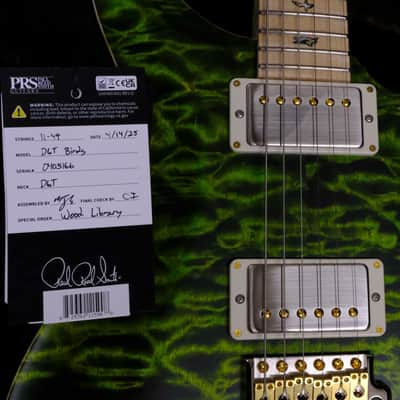 PRS Wood Library DGT Electric Guitar with Bird Inlays - Jade image 13