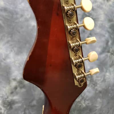 1968 Harmony H-167 Fender Headstock Style Moustache Bridge Pro Setup Gigbag image 8