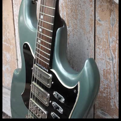 Harvester Maton Sharkbyte Fyrbyrd 2017 Aged Pelham Blue image 11