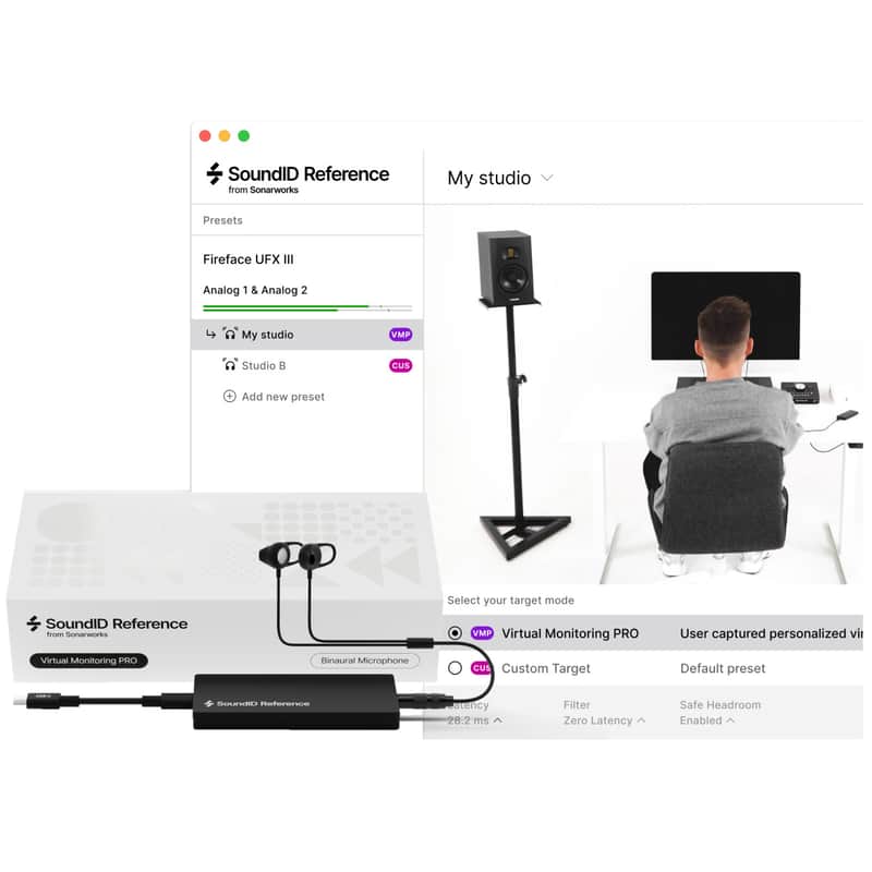 Sonarworks SoundID Reference Virtual Monitoring PRO with Microphone Upgrade from SoundID Reference image 1