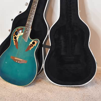 Ovation Celebrity CS-257 - Blue Transparent Burst - w/ OHSC image 19