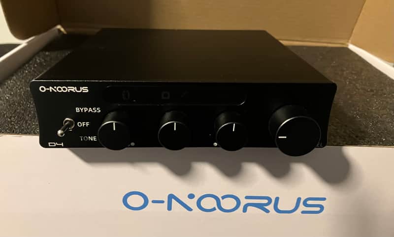 O-NOORUS D4 2-Channel Class D 200W Desktop Amplifier, Bluetooth, HDMI ARC USB image 1