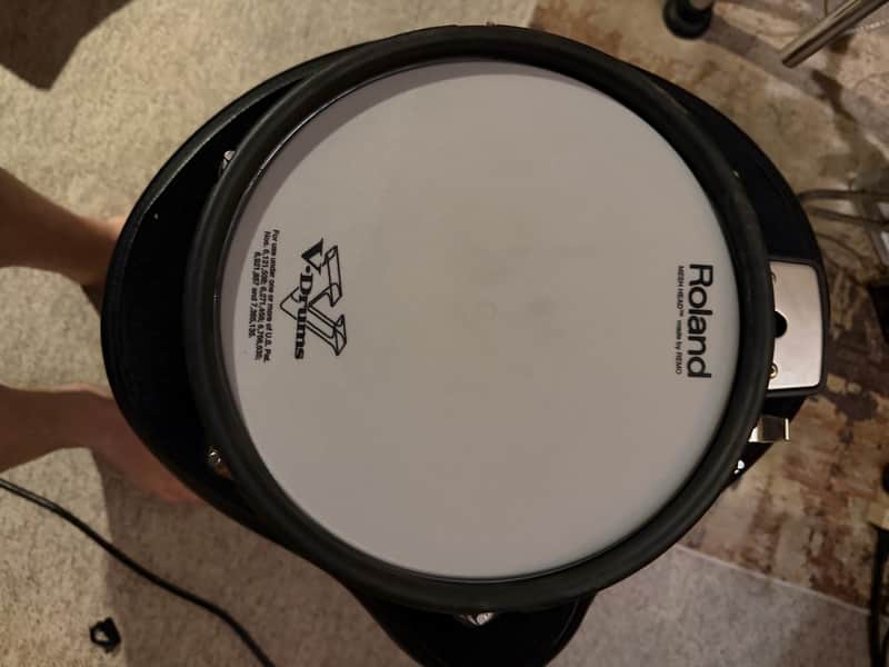 2 Roland PDX-100 V-Pad 10" Dual-Trigger Mesh Drum Pad 2010s - Black image 1