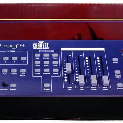 Chauvet Obey 4 Compact DMX-512 LED Wash Light Controller w/3 or 4 Channel Mode image 4