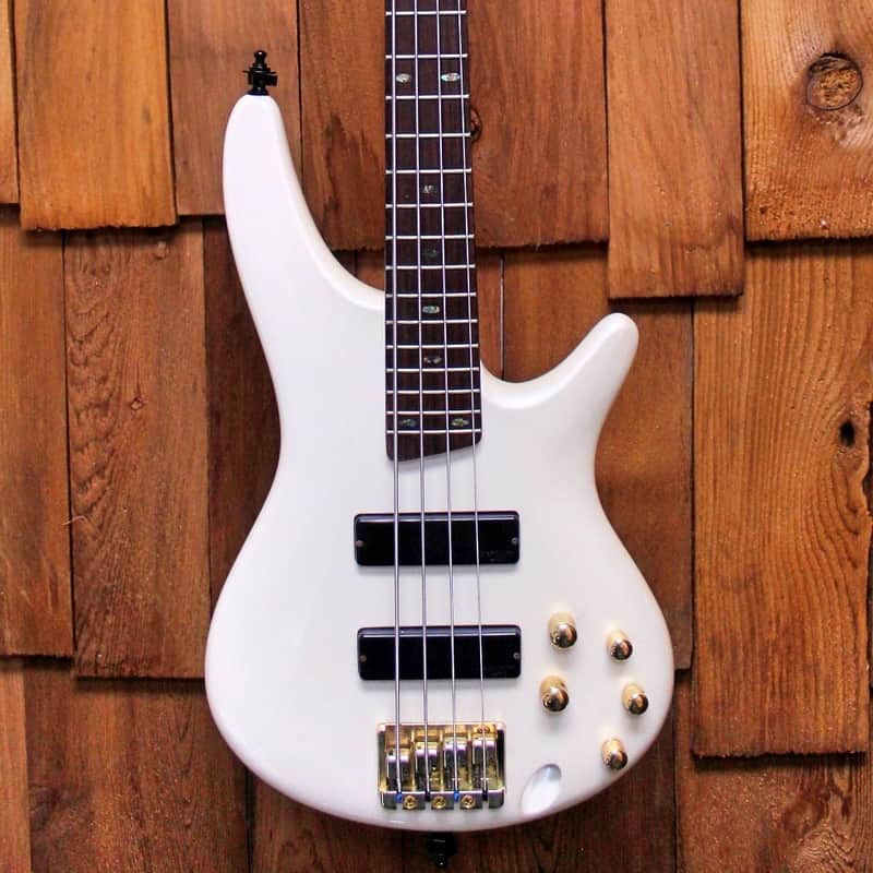 Ibanez SR-530 Soundgear 4-String Bass in Pearl White | Reverb