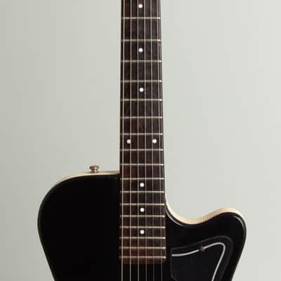 Danelectro U-2 Frankenstein Solid Body Electric Guitar (1959/1964), black gig bag case. image 8