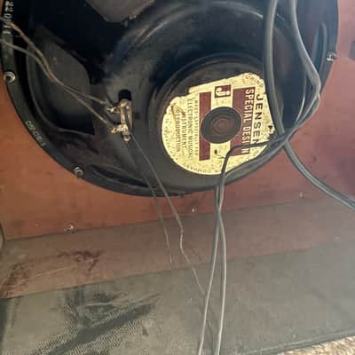 Silvertone Model 1483 23-Watt 1x15 Bass / Guitar Piggyback 1960s - Gray image 14