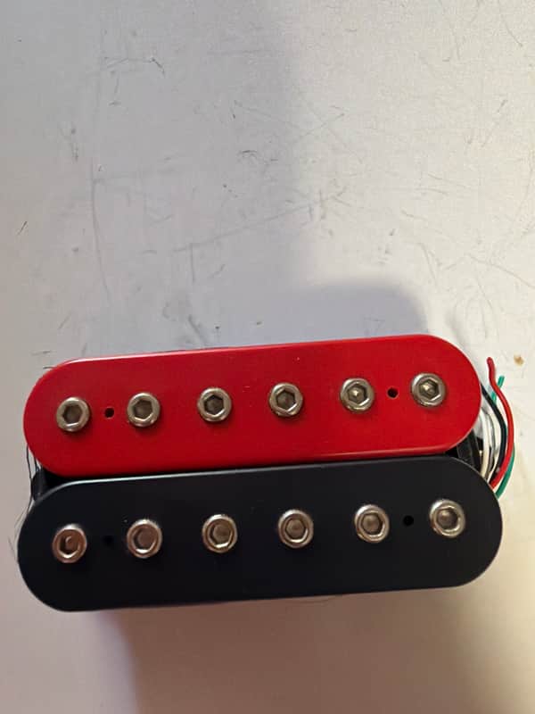 DiMarzio DP166FBKRD 2000 - Black and red image 1