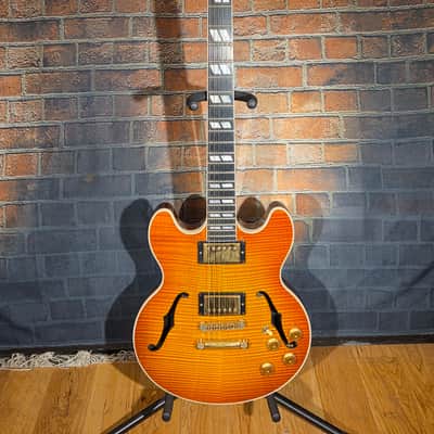 Gibson Custom Shop Paul Jackson Jr. CS-346 Semi-Hollow Honeyburst w/ OHSC & Pickguard image 3