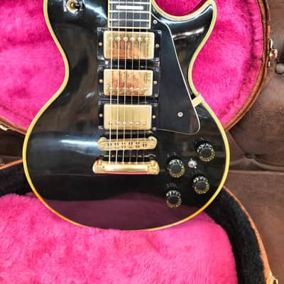 Gibson Les Paul Custom 3 Pick Up Black 1980 image 2