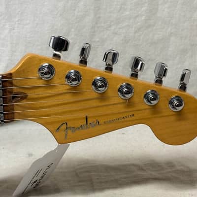 Fender American Deluxe Fat Stratocaster HSS Guitar with Case 2000 - Black / Rosewood fingerboard image 7