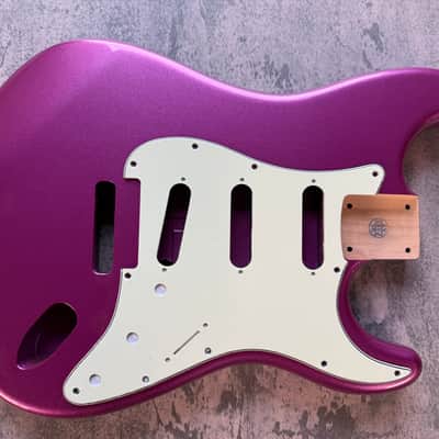 BMC Guitar Body Strat® Stratocaster® Standard SSS Route Metallic PURPLE image 1