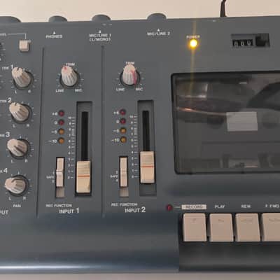 TASCAM Porta 02 mkII Ministudio 4-Track Cassette Recorder 2000s - Blue image 5