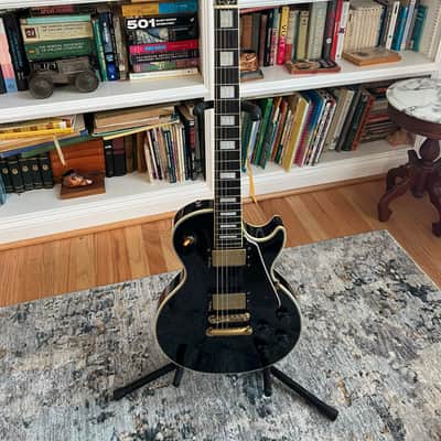 Burny Japanese RLC-60 1980s Custom Black Beauty image 2