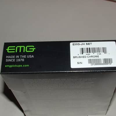 EMG JH/SET James Hetfield Signature Humbucker Set (Brushed Chrome) New Warranty image 2