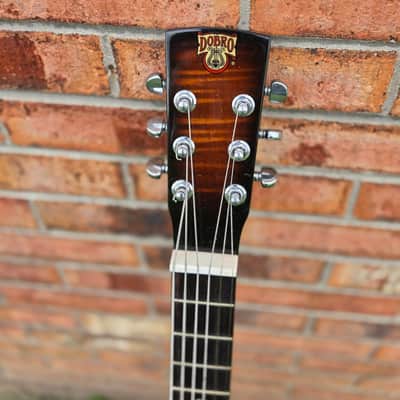 2008 Gibson Made Squareneck Dobro Model F-60 Sunburst With Original Case image 4