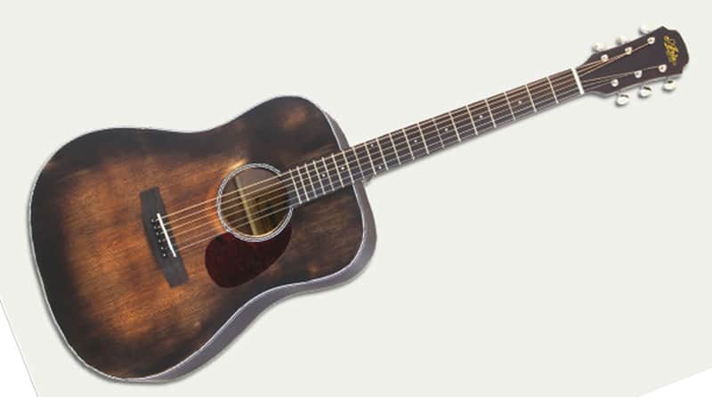 Aria 111DP 100 Series Delta Player Dreadnought Spruce Top Mahogany Neck 6-String Acoustic Guitar image 1