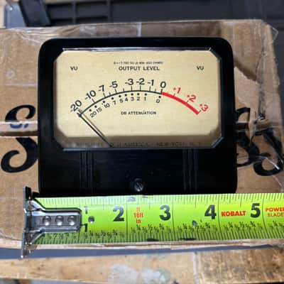 Amplifier Co Of America 4.5” VU Meter NOS Never Used. No issues image 1