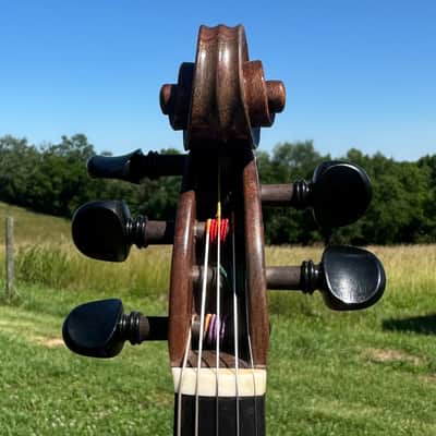 Black Walnut! Brad ROBINSON 5-String Violin 4/4 Bluegrass Dream Fiddle *PowerHouse Monster! image 14