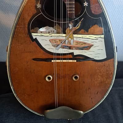 VOOTLANDSPERLE (VOGTL) Old "Boat" Mandolin 1920s image 2