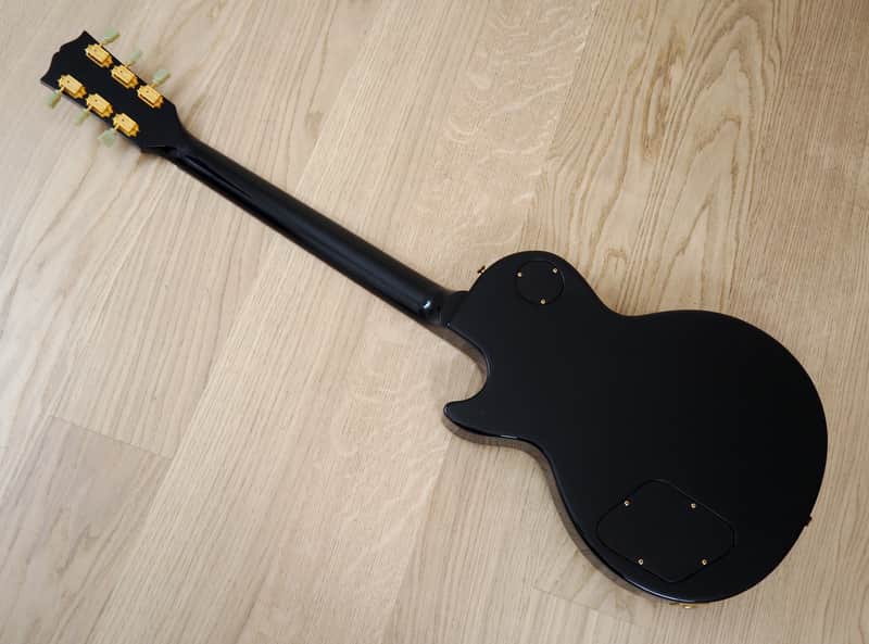 2004 Gibson Les Paul Studio Premium Plus AAA Top Trans Black Gold