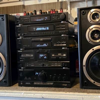 VINTAGE TECHNICS STEREO SYSTEM/CD/AUX/TAPE DECK MADE IN JAPAN image 4