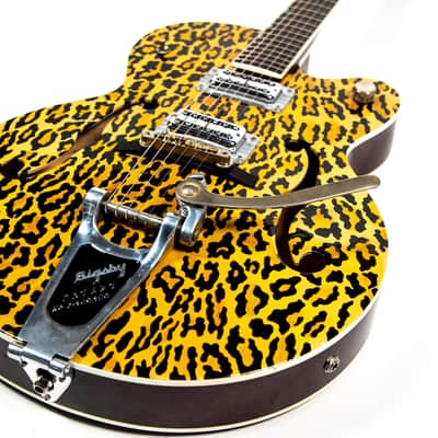 Gretsch Leopard Print  Hot Rod Owned by Brian Setzer image 10
