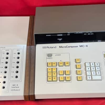 Vintage 1977 Roland MC-8 Microcomposer 8-Channel Analog Sequencer, Manuals, Box etc image 1