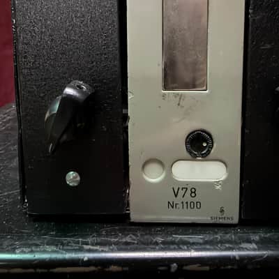 Telefunken Siemens  V78 Pair in Custom TAB Lunchbox 1960 V76 V72- Gray image 2