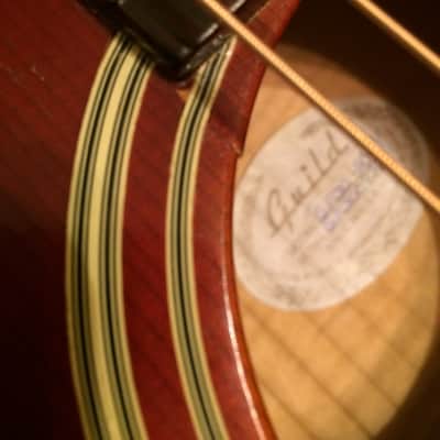1988 Guild Acoustic Guild GF30sbx Vintage Gruhn/Walker Sunburst Flame Maple Archback Acoustic image 17