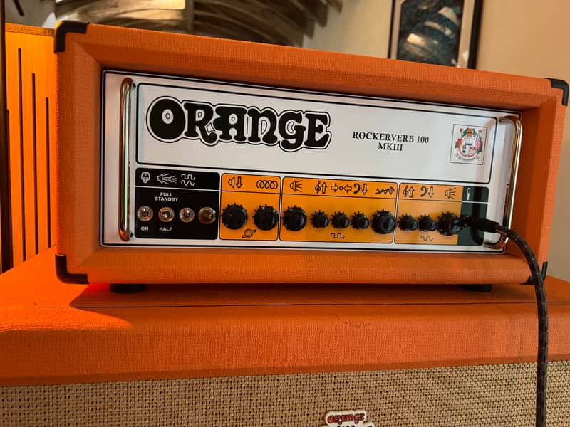 Orange Rockerverb 100 MKIII Tube Guitar Amplifier 2024 w/ new flight case image 1