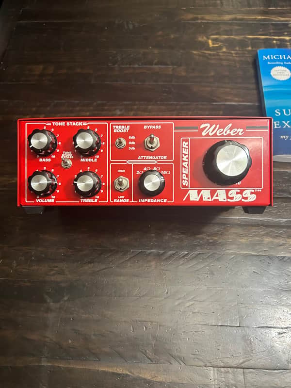 Weber Mass 100 guitar amp attenuator 2020 - Red image 1