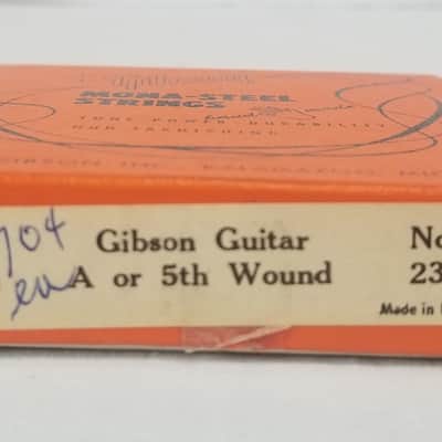 Gibson Vintage 50's-60's Acoustic Steel Guitar Strings, Pack of 6 "A" or 5th Wound Mona-Steel, No. 237 image 3