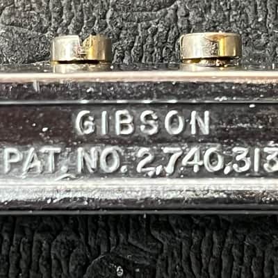 Gibson ABR-1 patent number bridge foundry mark Mid to late 60s - Chrome image 1