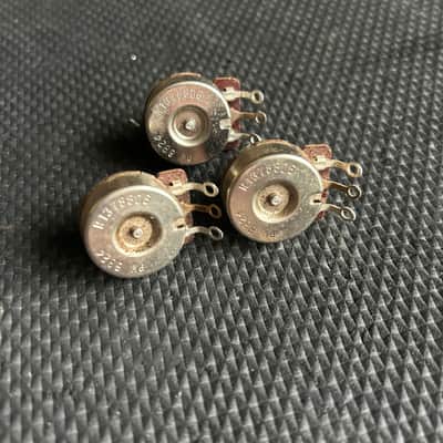 Lot of 3: 1988 Gibson Matching 300k Guitar Pots 1378806 image 1