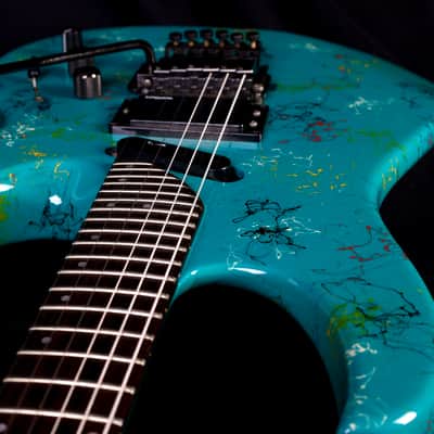Washburn EC29 1989 - Turquoise image 6